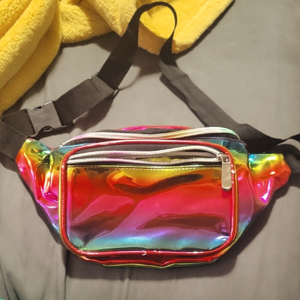 Holographic Multi-Color Fanny Pack